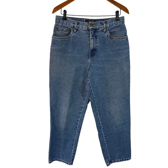 Bill Blass Jeans Womens Size 10 Petite 90s Mom Fit Easy Fit Blue Denim Casual - Picture 1 of 8